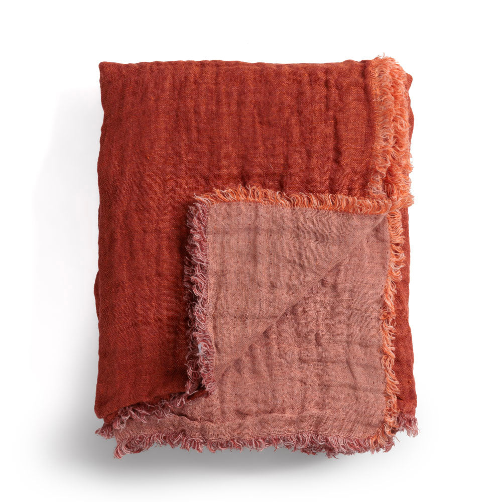 Plaid en lin gaufré Etosha - Le Monde Sauvage