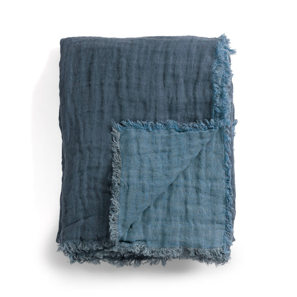 Plaid en lin gaufré Londres - Le Monde Sauvage