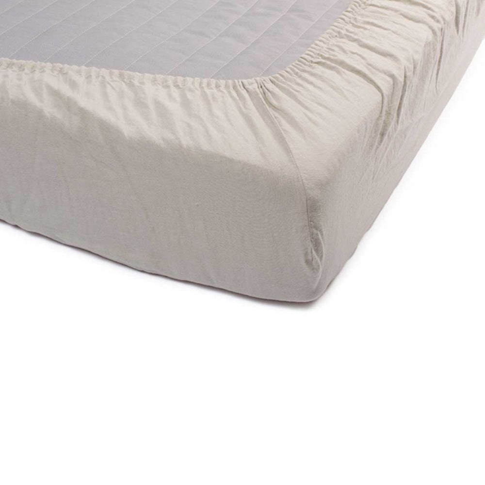 Fitted sheet in moon colour