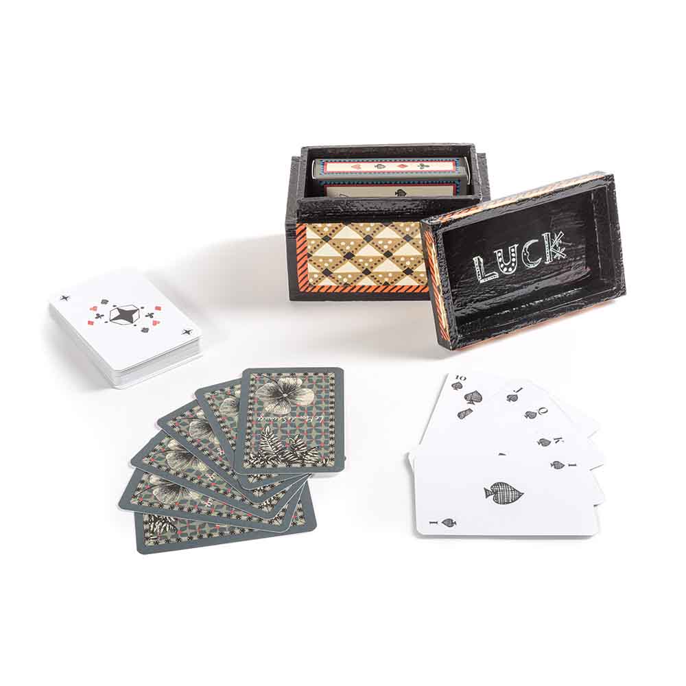 Card box: The gambler