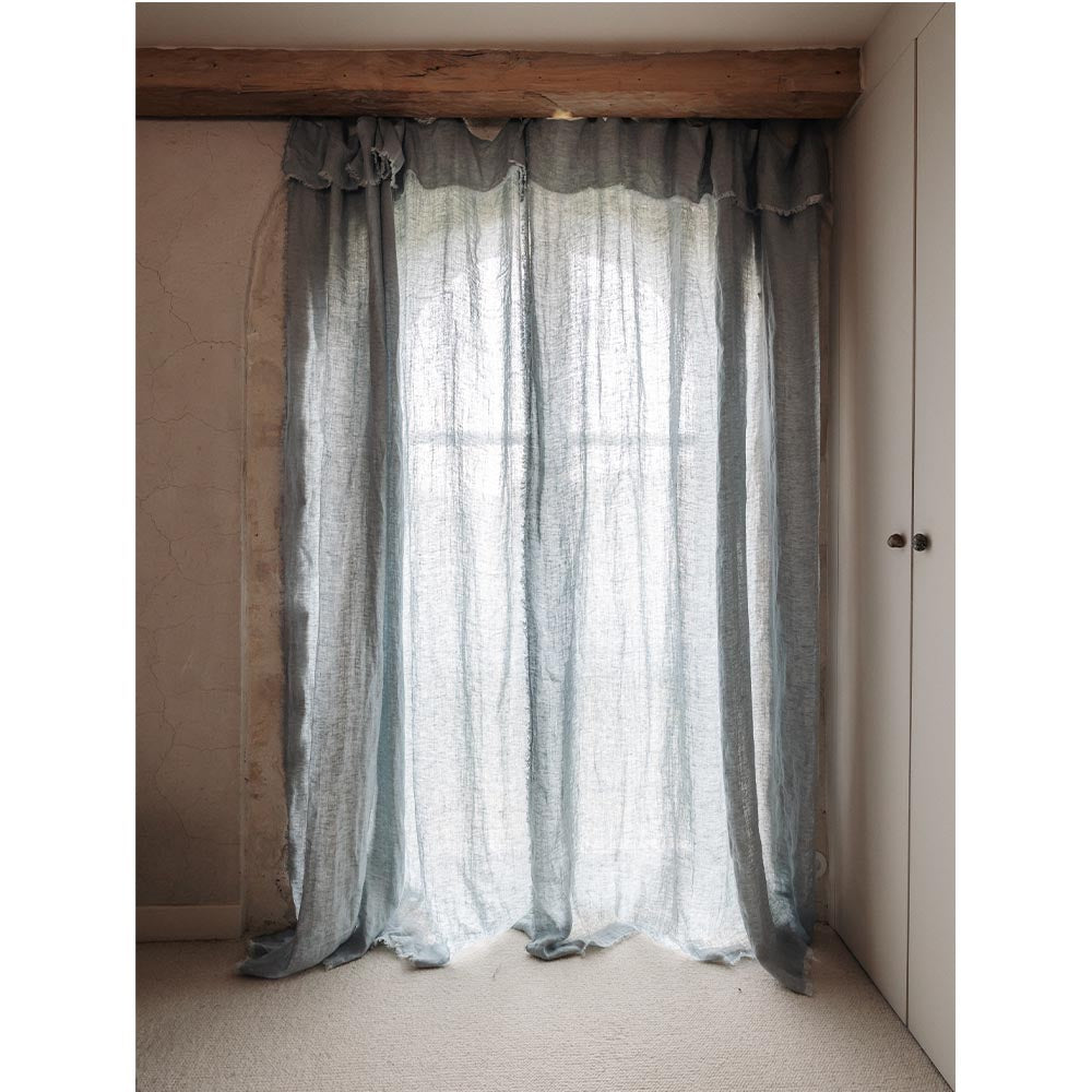 Plaid en lin chevron Oslo - Le Monde Sauvage