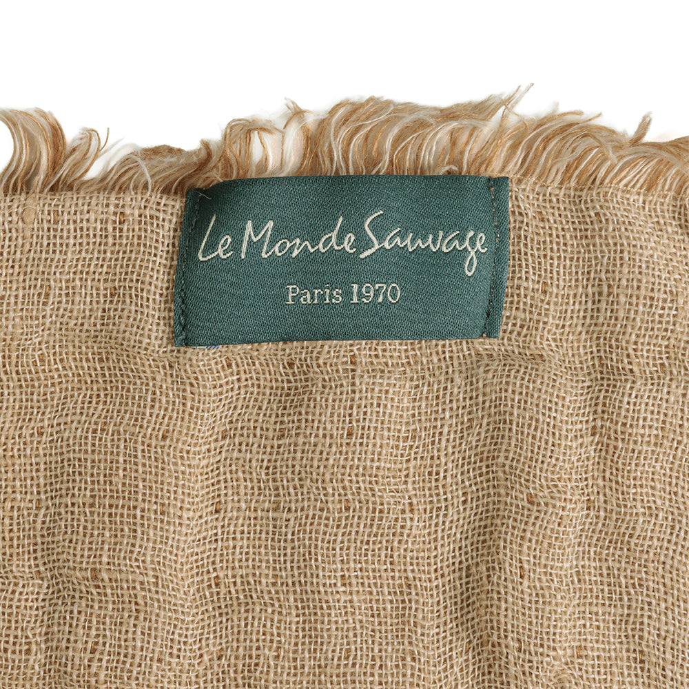 Plaid en lin gaufré Bruxelles