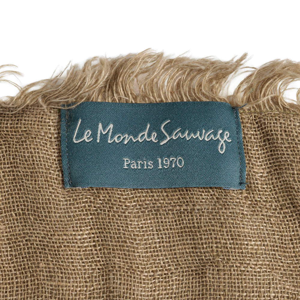 Plaid en lin gaufré Corcovado - Le Monde Sauvage