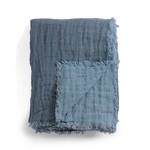 Plaid en lin gaufré Londres