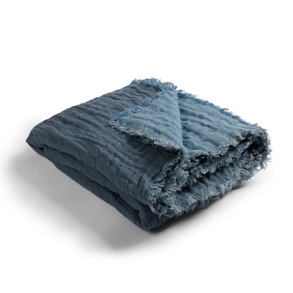 Plaid en lin gaufré Londres - Le Monde Sauvage