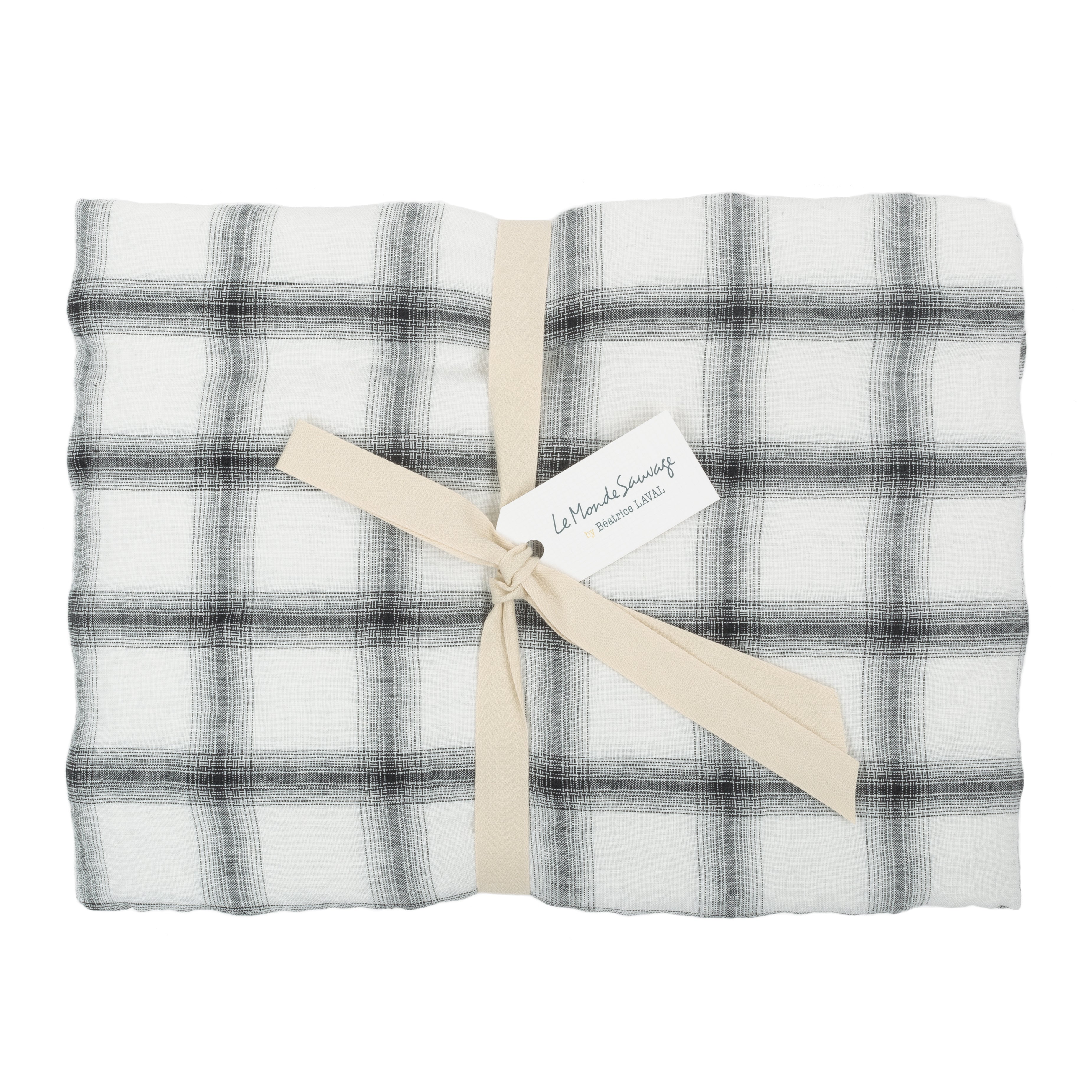 Rideau panneau Highlands Off White