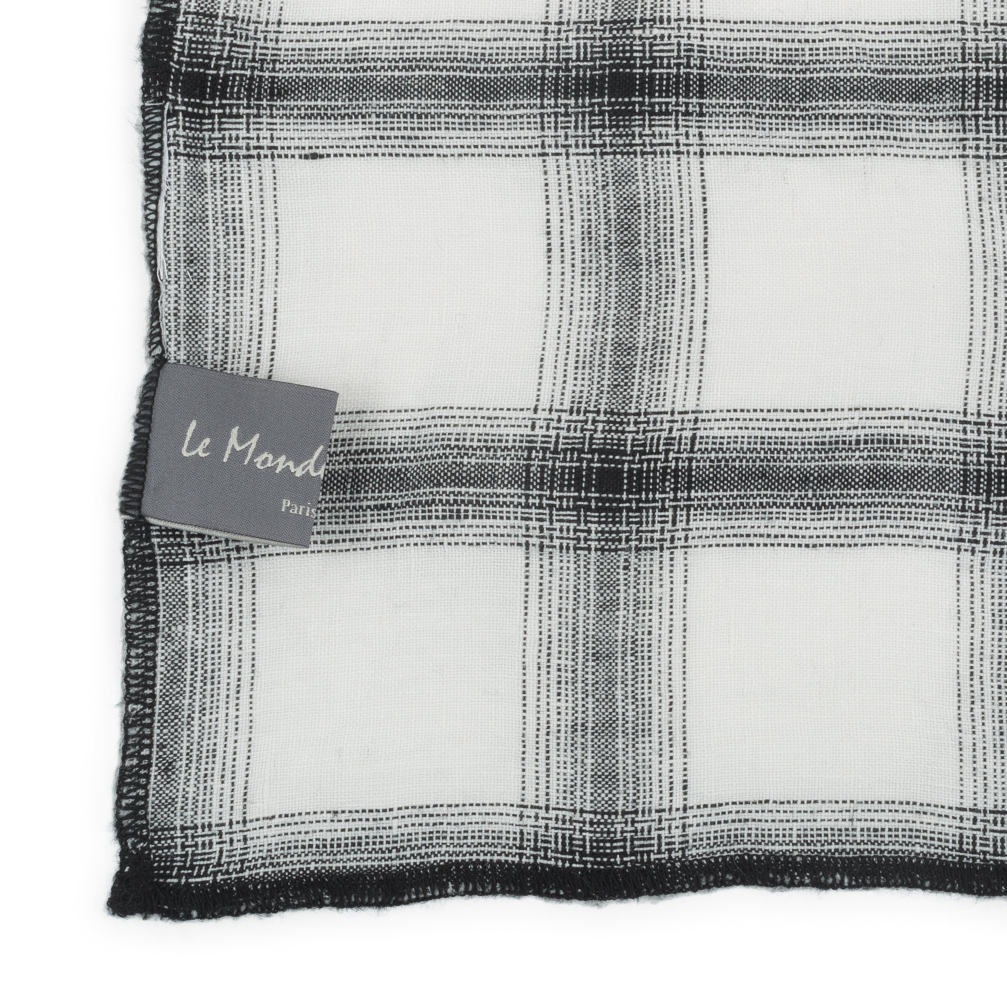 Lot de 4 serviettes Highlands Off white