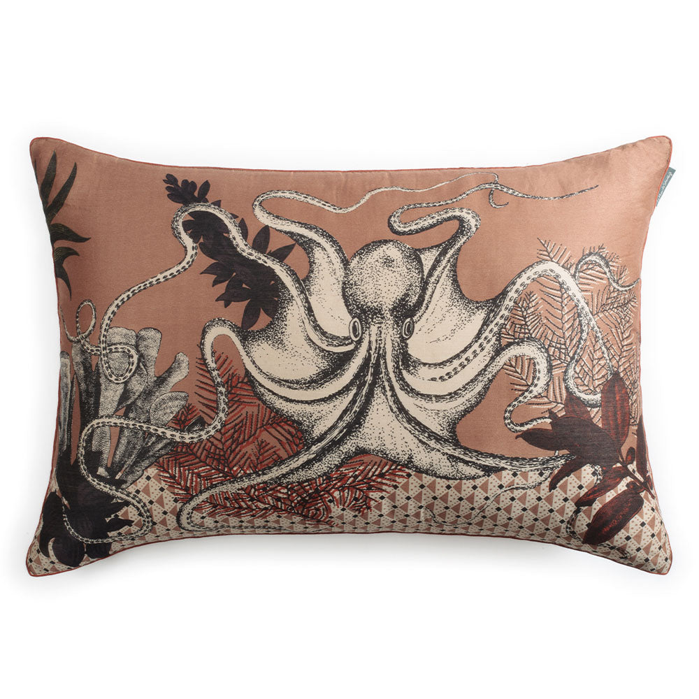 Le Monde Sauvage - Coussin Bestiaire géant Octopus