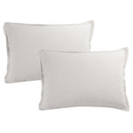 2 Taies d'oreiller Chroma Blanc - 50x70cm