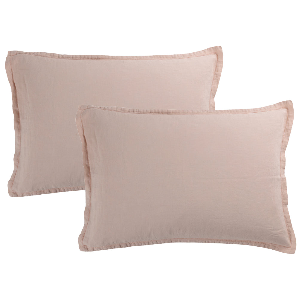 2 Taies d'oreiller Chroma Miami - 50x70cm