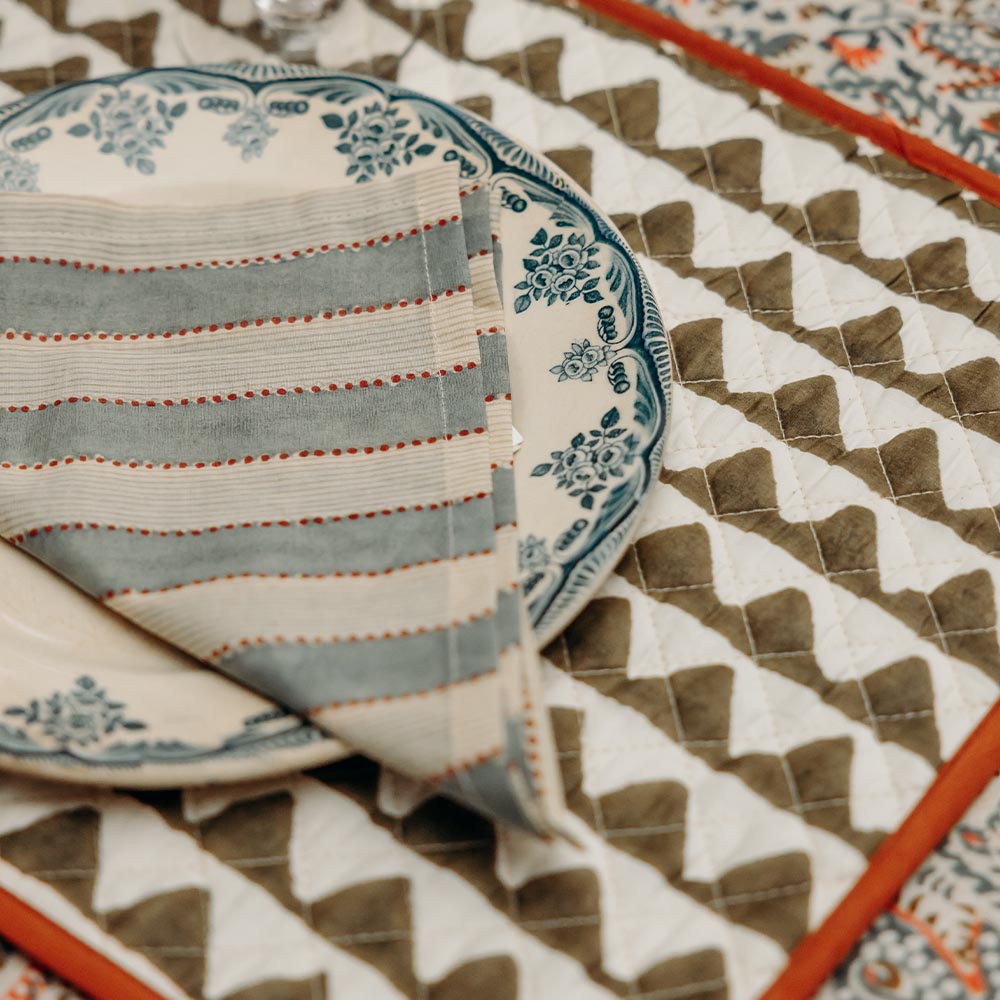 Serviette de table Impro Key West - Le Monde Sauvage