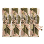 Lot de 4 serviettes de table Impro Owaka