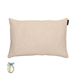 Coussin en lin gaufré Cuir light
