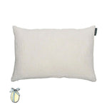 Coussin en lin gaufré Blanc