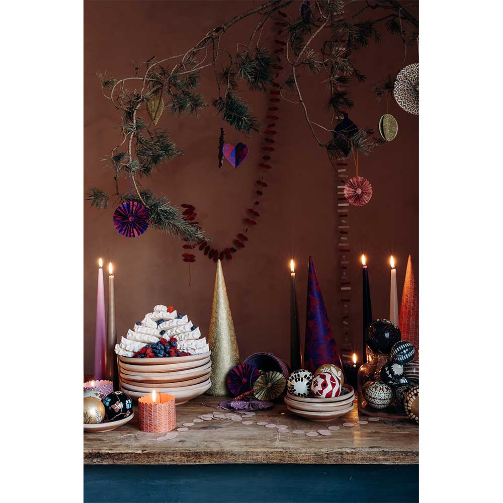 Set of three decorative baubles: Octopus