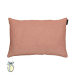 Coussin en lin gaufré Nude dark
