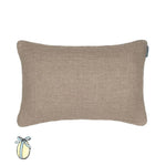 Coussin en lin gaufré Naples dark