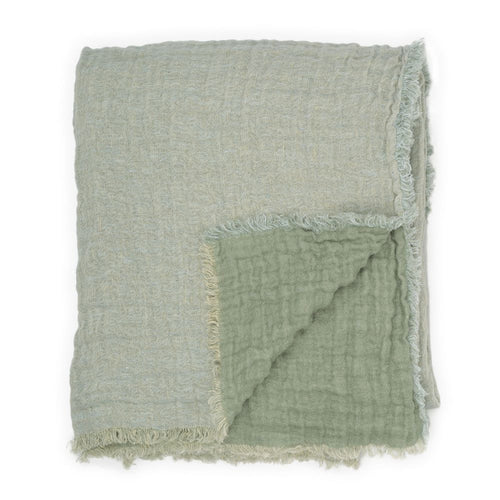 Waffled linen throw in Lappi 