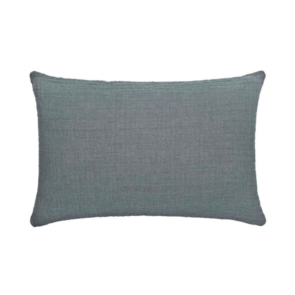 Coussin en lin gaufré Vintage light