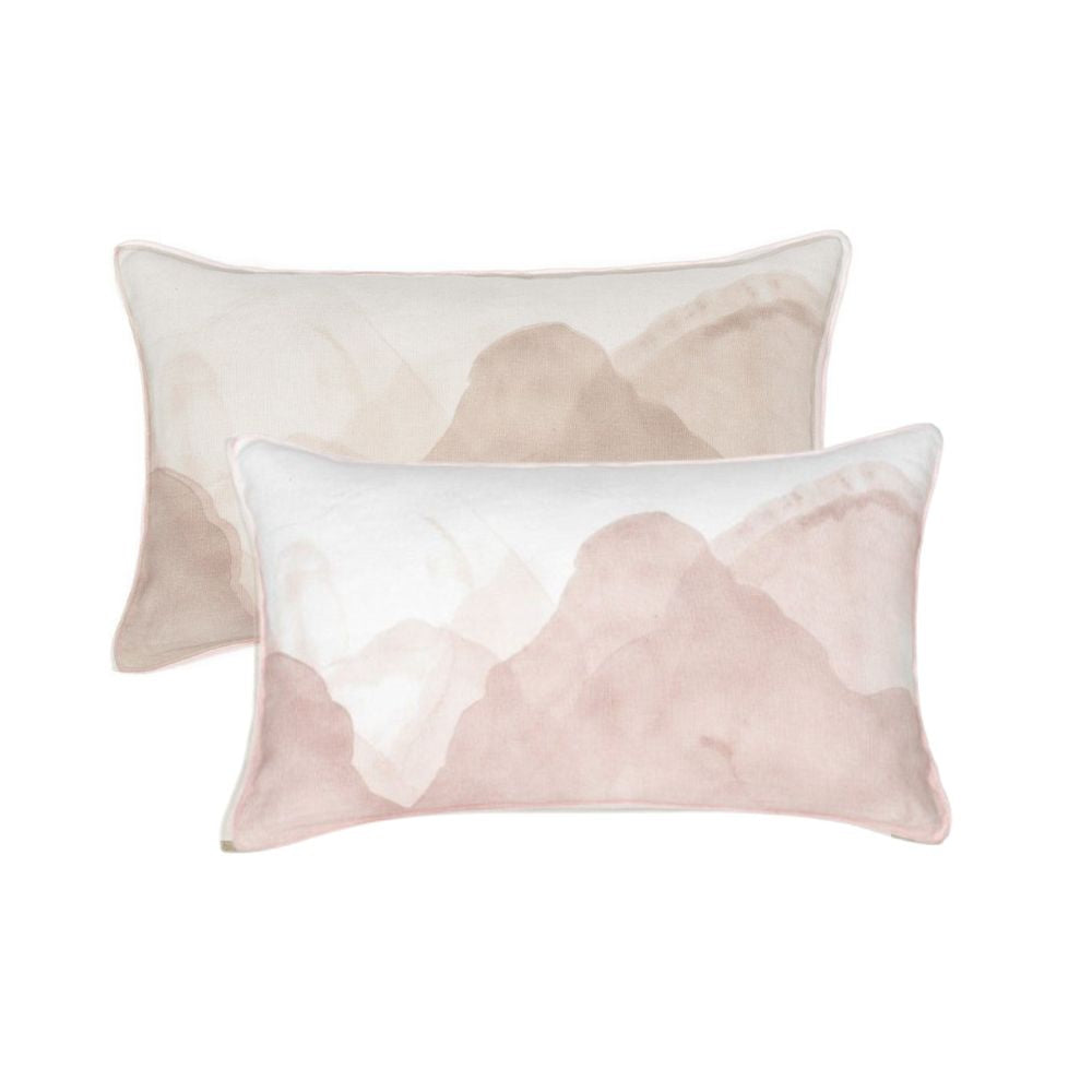 Lot de 2 housses de coussin Encre Miami - 40x70 cm