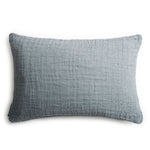 Coussin en lin gaufré Oslo dark - Le Monde Sauvage