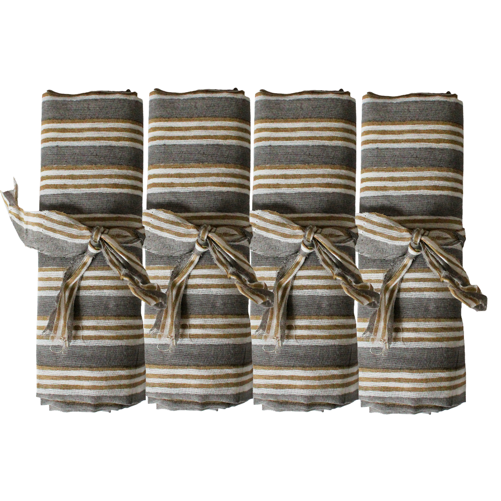 Lot de 4 serviettes de table Impro Uyuni