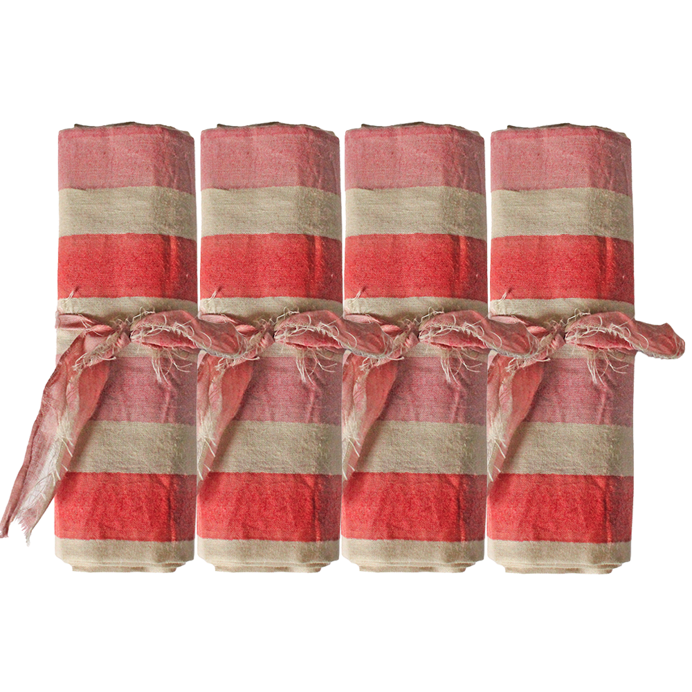 Lot de 4 serviettes de table Impro Bombay