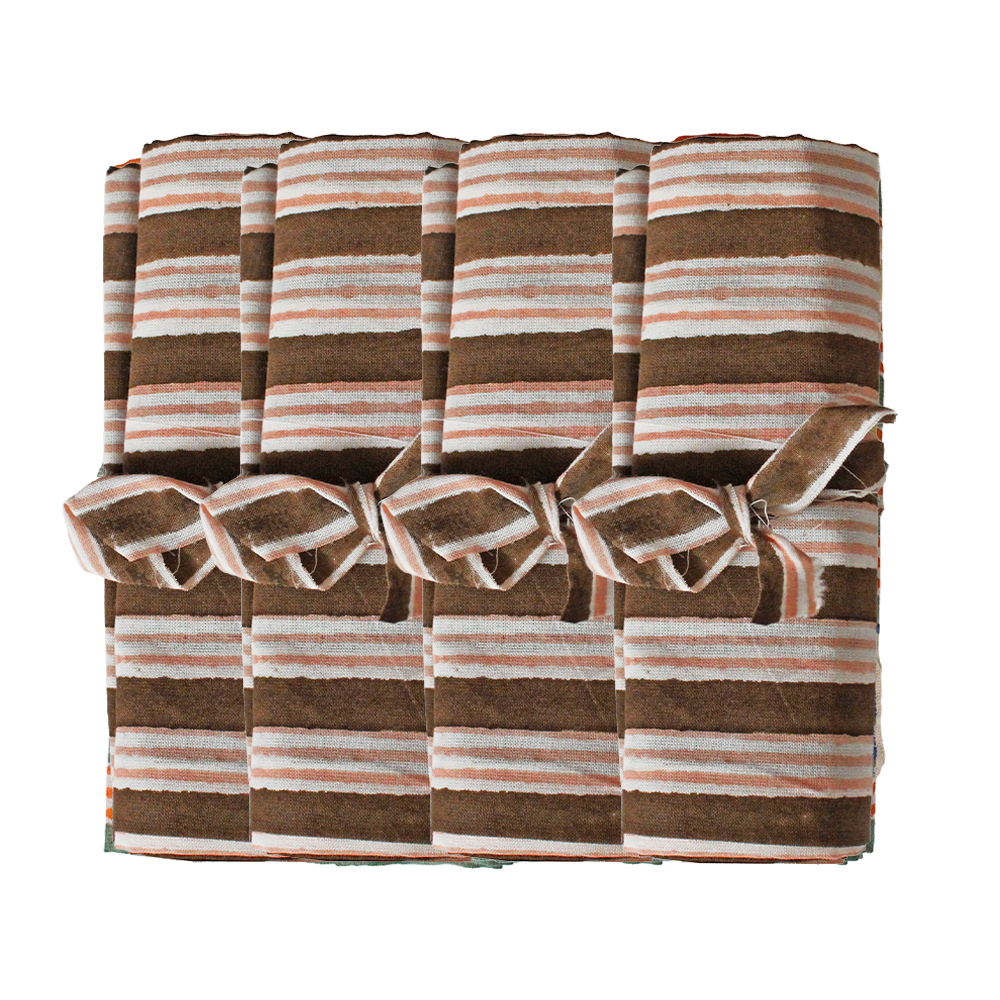 Lot de 4 serviettes de table Impro Madère