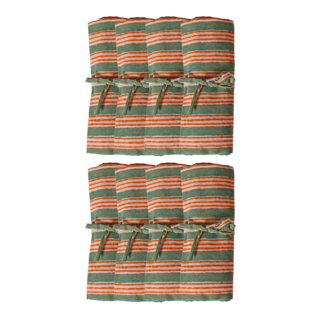 Lot de 8 serviettes de table Impro Zurich