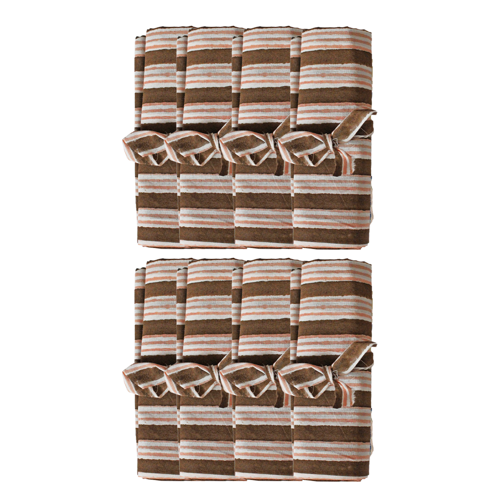 Lot de 8 serviettes de table Impro Madère