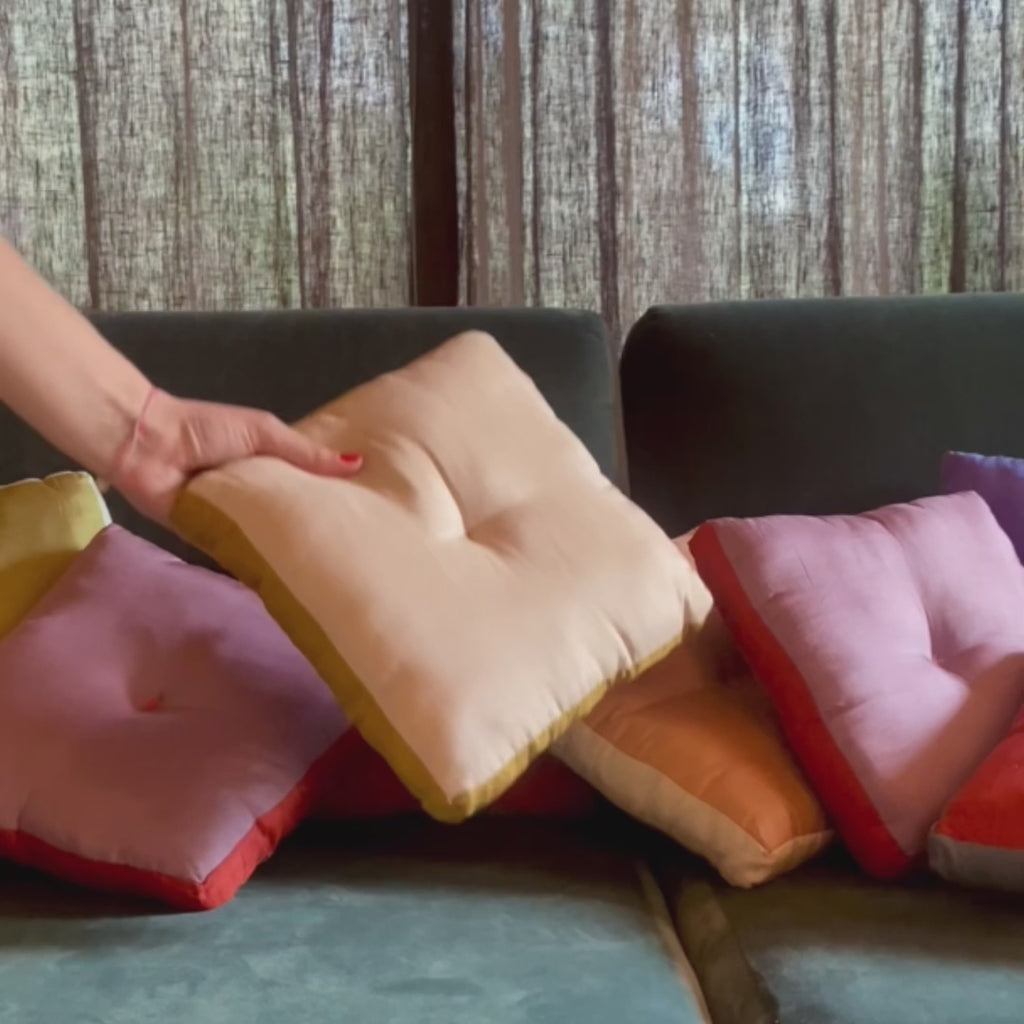 Le Monde Sauvage - Coussin toffee