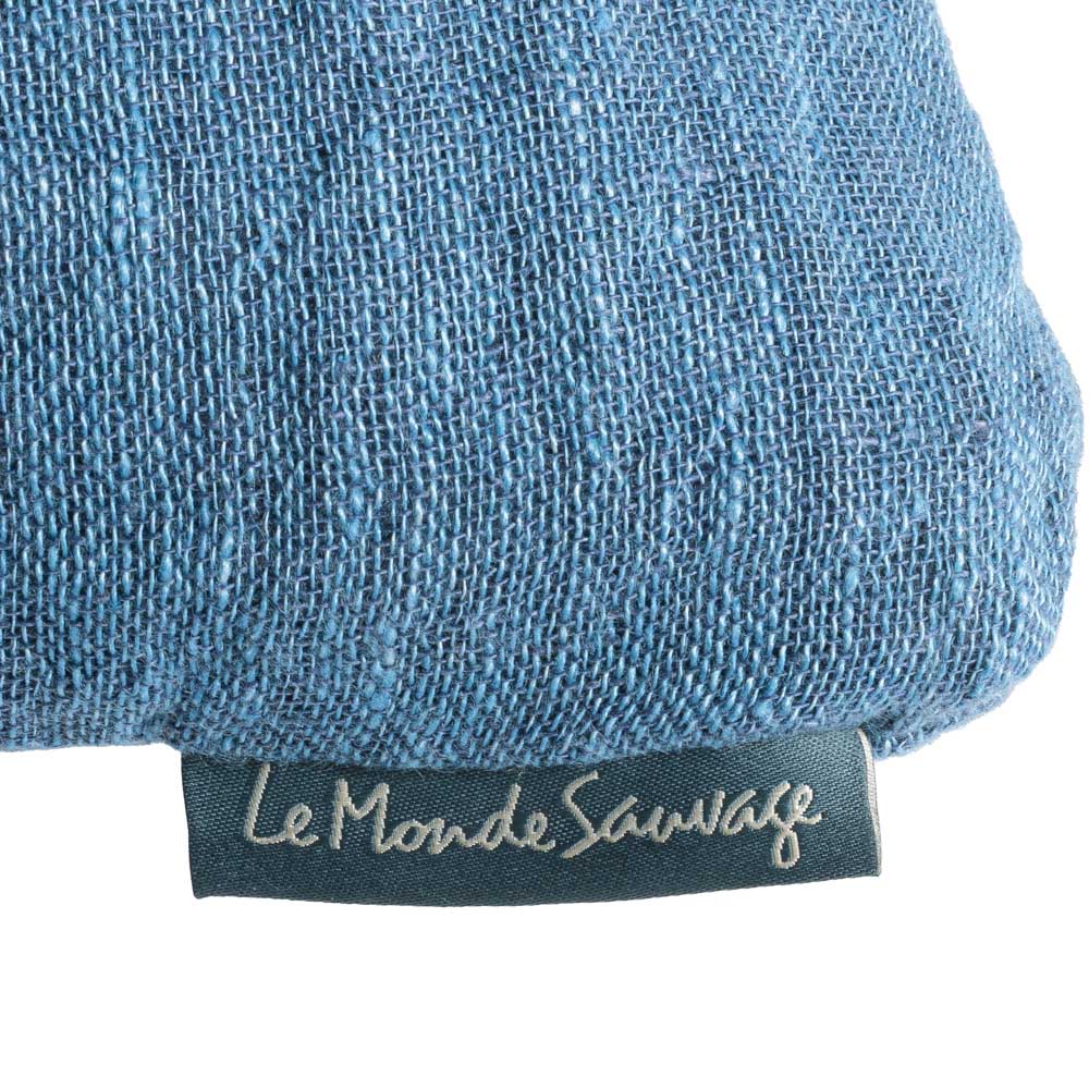 Coussin en lin gaufré Tokyo light - Le Monde Sauvage