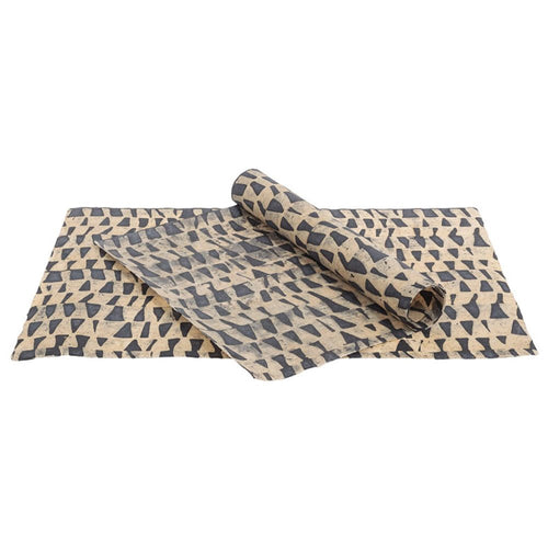 Papier peint Damier outremer