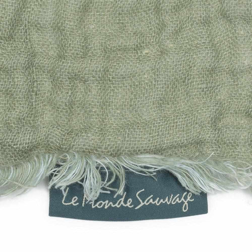 Waffled linen throw in Lappi 