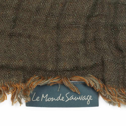 Waffled linen throw in Owaka